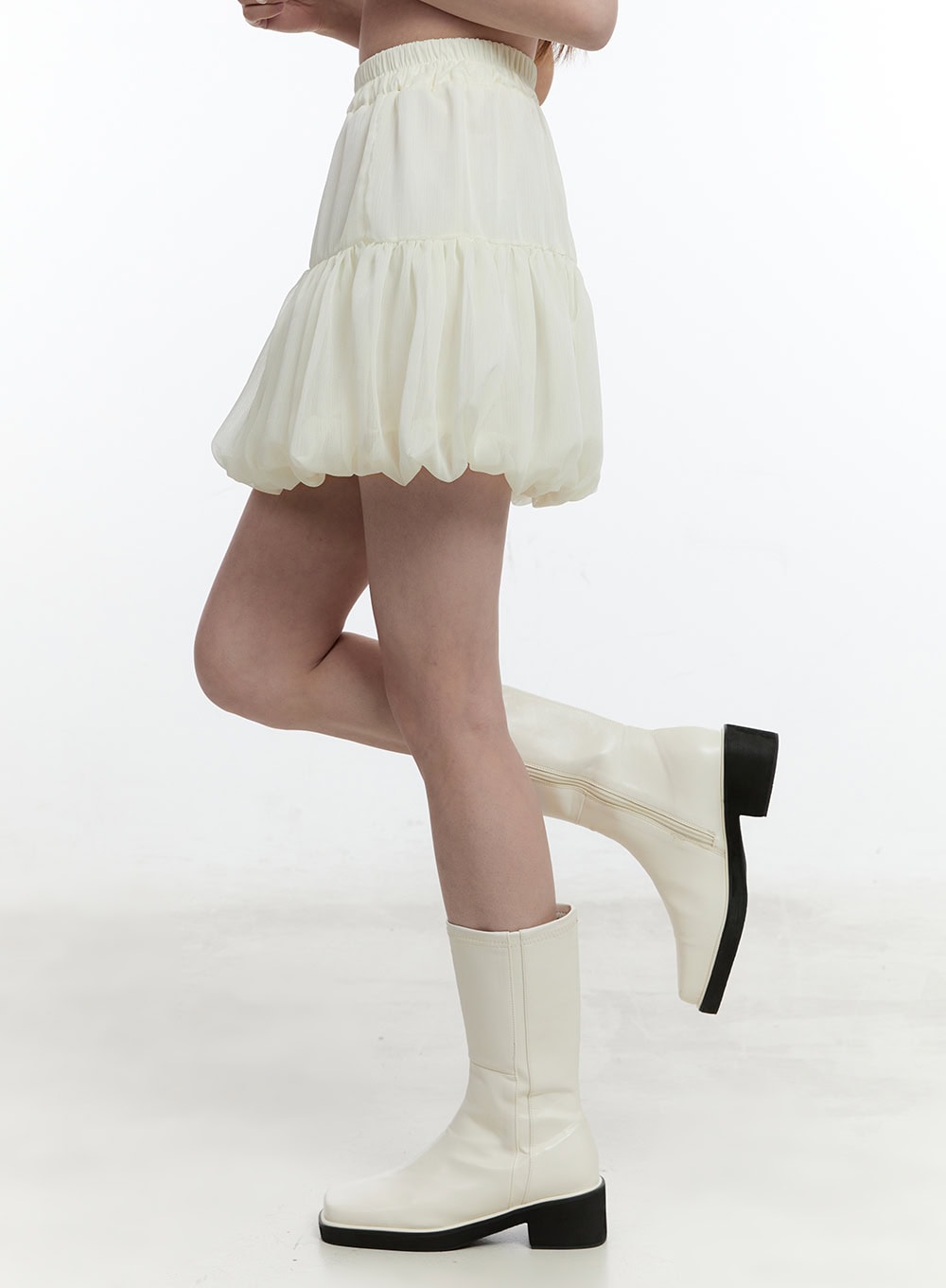 Tiered Balloon Mini Skirt CM521