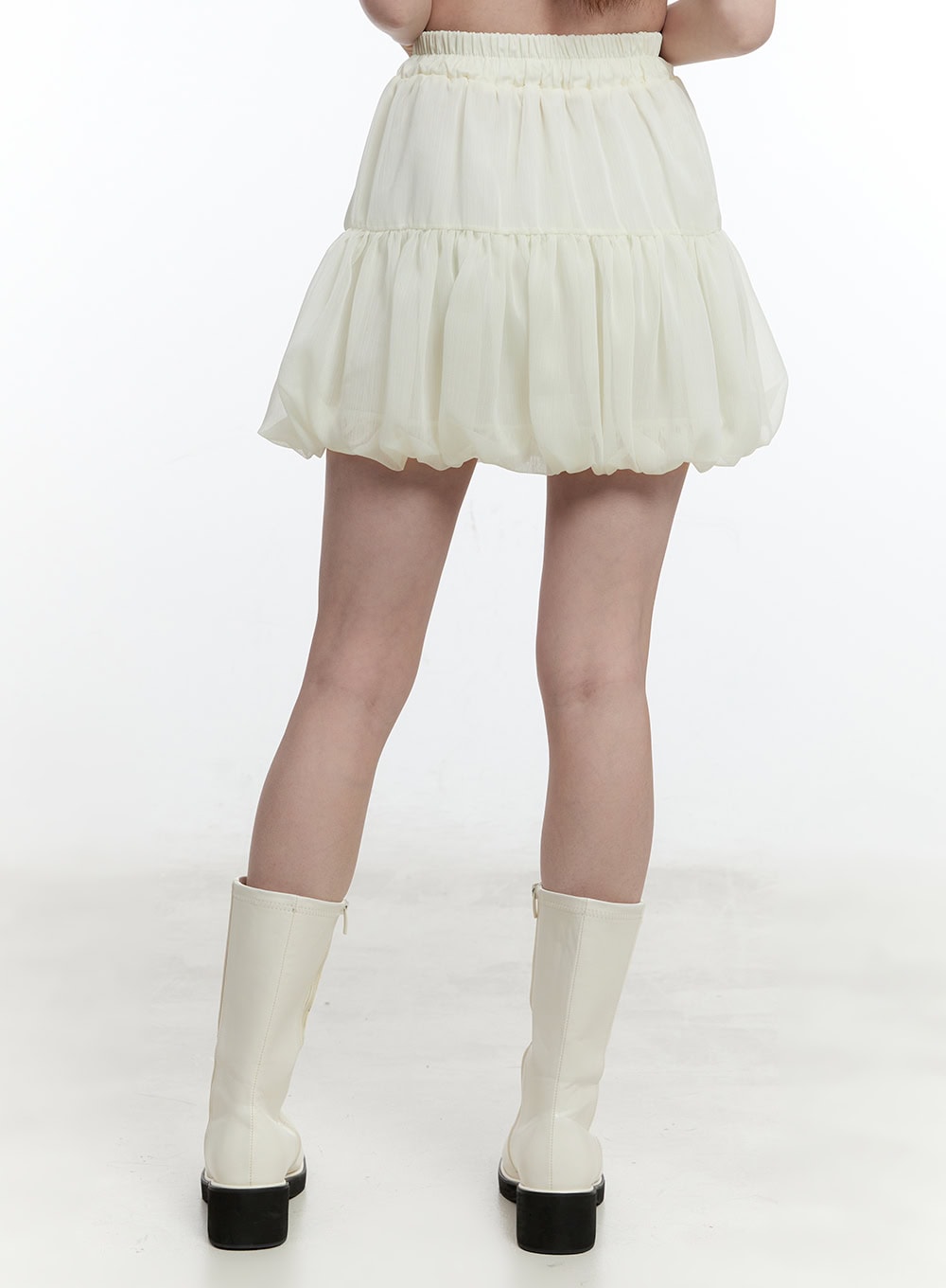 Tiered Balloon Mini Skirt CM521